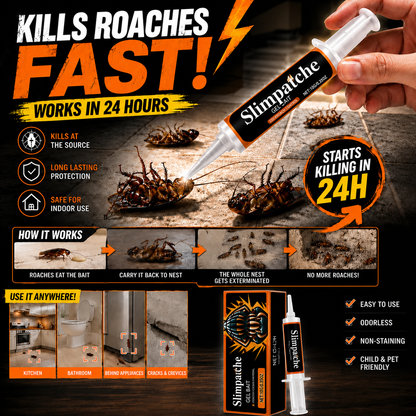 💥2026 Upgraded Formula Professional Cockroach Gel Bait – Eliminates Entire Nest