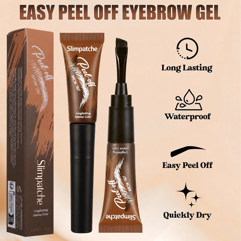Instant Peel-Off Eyebrow Gel – Long-Lasting Natural Brow Tint