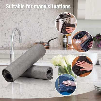 🔥On Sale！！✨ Magic Cleaning Cloth, Reuseable Thickened Streak Free Magic Cleaning Wipes
