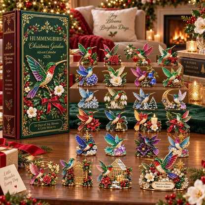 24 Days of Joy in Bloom — Hummingbird Christmas Garden Advent Calendar 2026