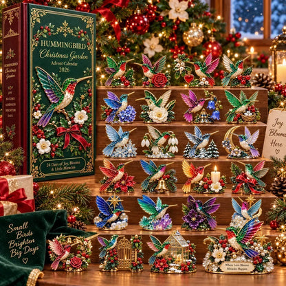 24 Days of Joy in Bloom — Hummingbird Christmas Garden Advent Calendar 2026