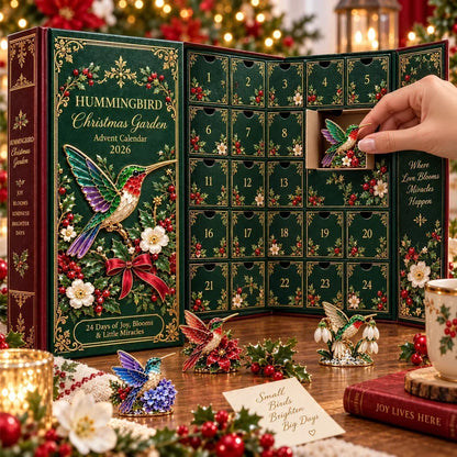 24 Days of Joy in Bloom — Hummingbird Christmas Garden Advent Calendar 2026