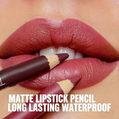 12-Piece Matte Lip Liner Set – Creamy, Long-Wear & Waterproof