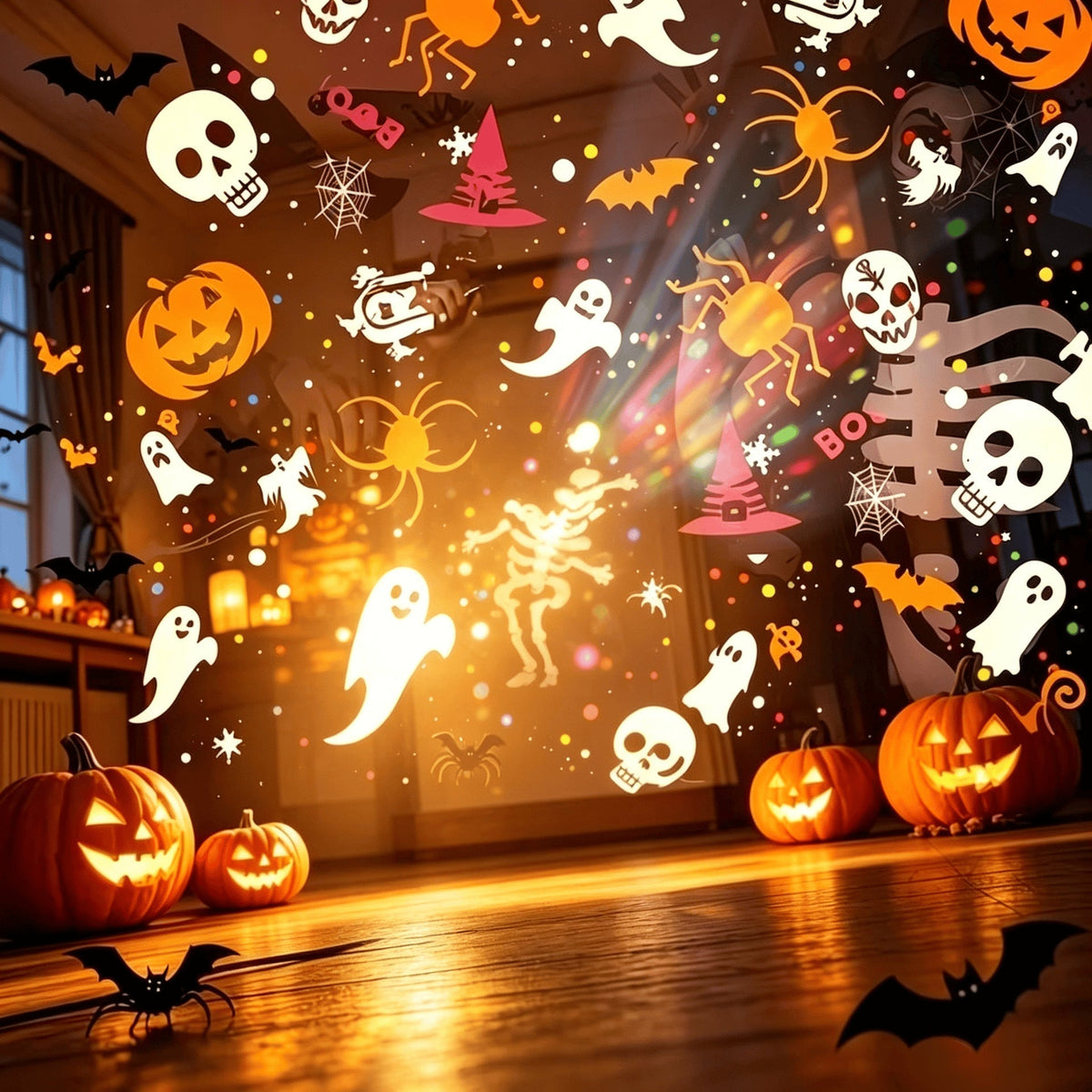 🔥🔥Christmas Projection Night Light, LED Holiday Projector Light Transform Room for Xmas Decoration