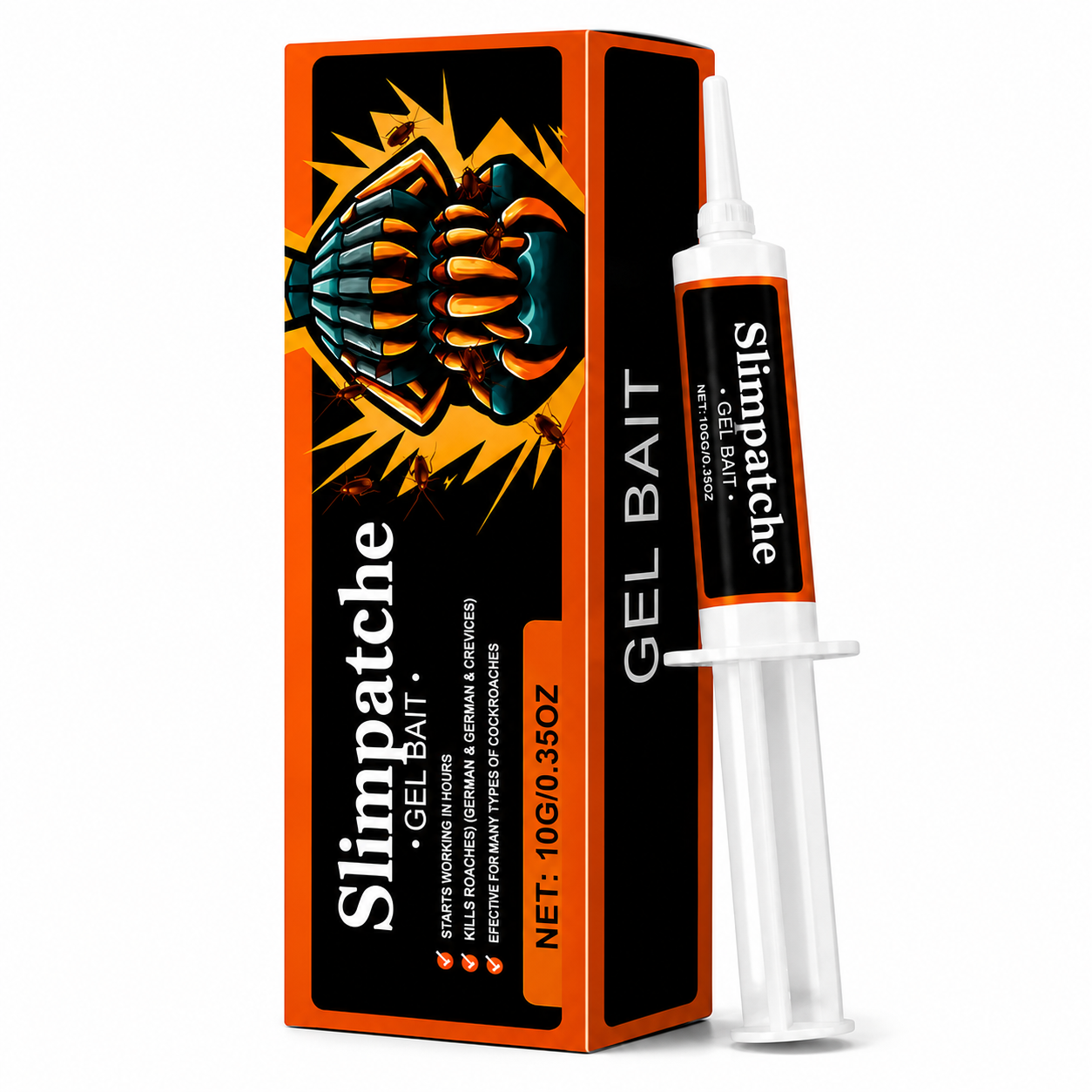💥2026 Upgraded Formula Professional Cockroach Gel Bait – Eliminates Entire Nest